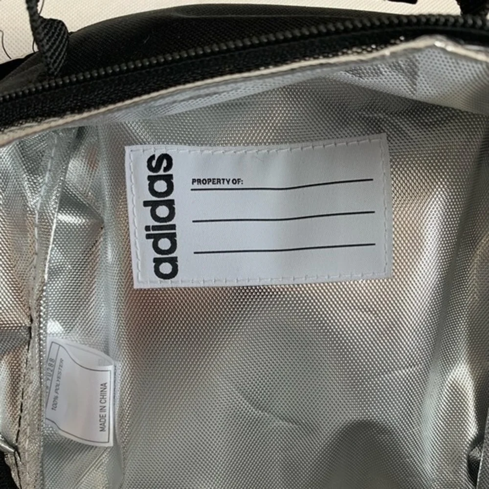 Adidas Santiago Unisex Lunch Bag Black Rainbow Insulated New with Tag